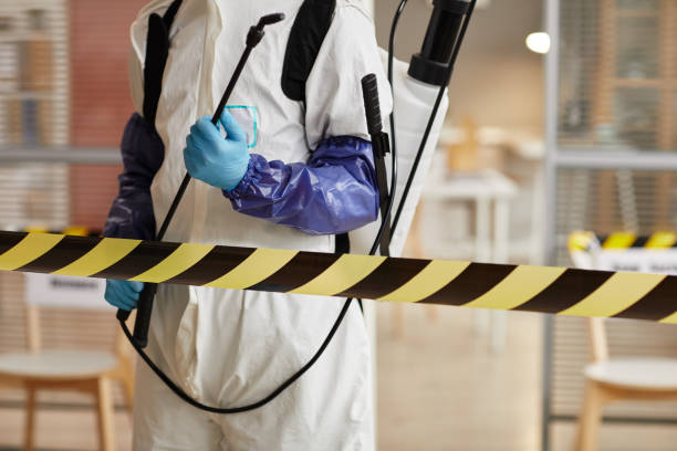 Professional Sewage Cleanup technician working in La Quinta, CA